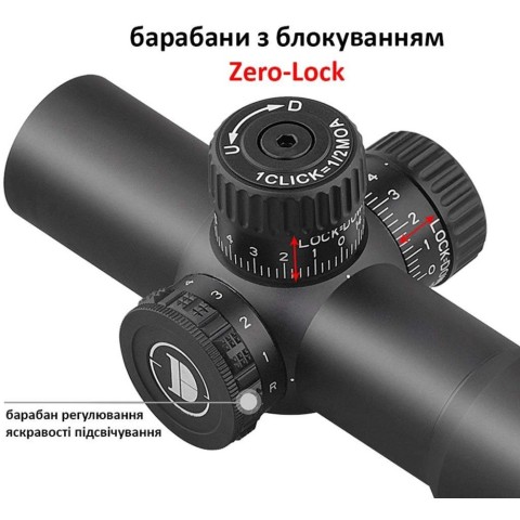 DISCOVERY Optics HT-NV 3X24IR 30mm підсвічування