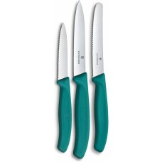 Набір ножів для чищення овочів Victorinox SWISS CLASSIC 3 ножа зел 6.7114.34C1