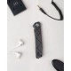 Ніж складаний туристичний Ruike P127-CB, (9.1 см) 14C28N / G10 + carbon fiber чорний