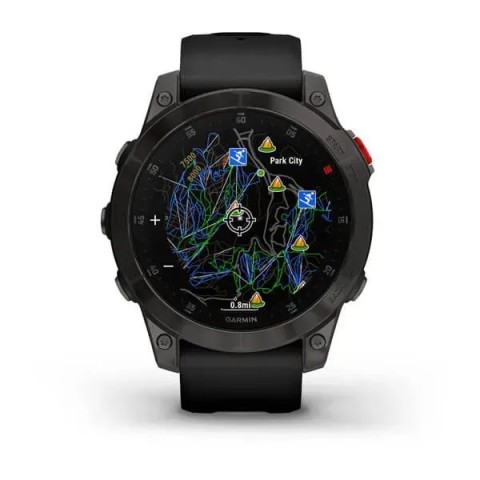 Смарт-часы Garmin epix Gen 2 Sapphire черные титановые