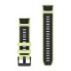 Ремешки для часов Garmin QuickFit 22 силиконовые лимонно-желтый (из 3 частей, для дайвинга)