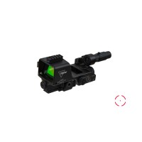 Приціл коліматорний TRIJICON MGRS Red Segmented Circle 3 MOA зі збільшувачем 3х