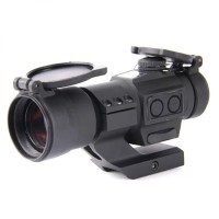 Коліматорний приціл Holosun Tube HS406C 2 MOA с солнечной батареей на Weaver