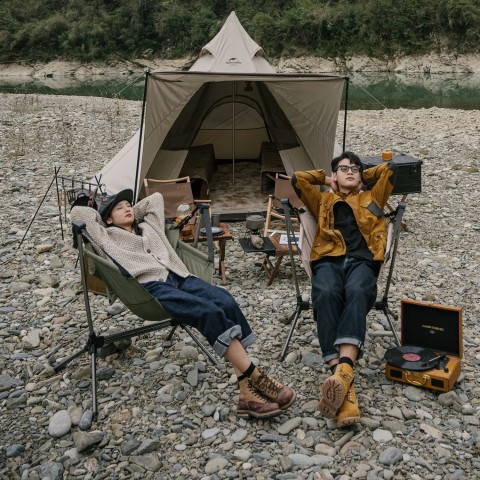 Крісло-качалка складане Naturehike NH21JJ004, темно-зелене