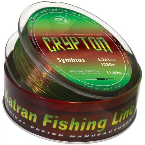 Волосінь Katran Crypton Symbios 1250m (camo-neon) 0.261mm 11.69lb/5.3kg
