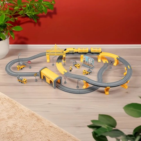 Игровой набор OTAMANKO Странствующий Экспресс 92 детали Желтый