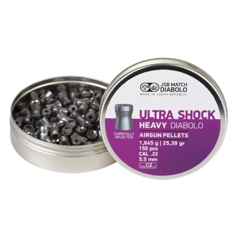 JSB Diabolo Ultra Shock, 5,5 мм, 1,645 г, 150 шт