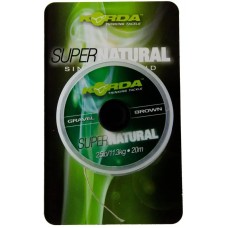 Поводковый материал Korda Super Natural 20m 25lb Gravel Brown