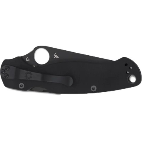 Нож Spyderco Para-Military 2 Black Blade, CPM S45VN, G-10 ц:black