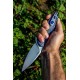 Ніж складаний туристичний Ruike Fang P105-Q, (9.2 см) 14C28N / G10 синій