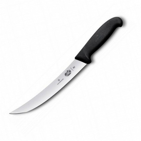 Кухонний ніж Victorinox Fibrox Breaking лезо 20см вузьке з чорн. ручкою
