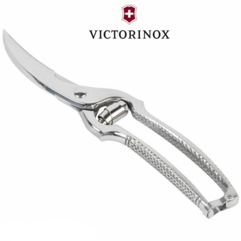 Кухонні ножиці Victorinox 25см з пружиною для птиці сталь