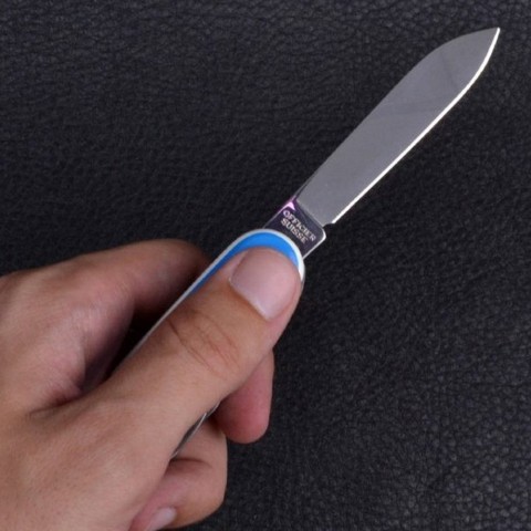 HUNTSMAN UKRAINE  91мм/15функ/бел /штоп/ножн/пила/крюк /голуб. с Большим Гербом/голуб.
