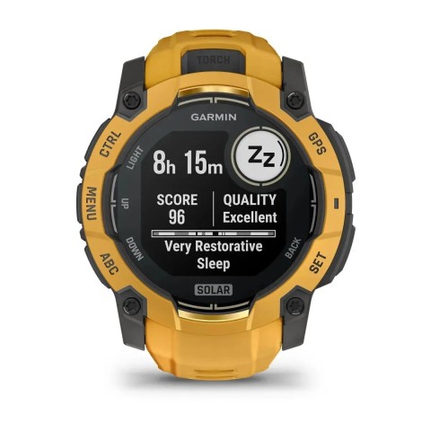 Смарт-годинник Garmin Instinct 3 (50 мм) Solar сонячний спалах/сірий