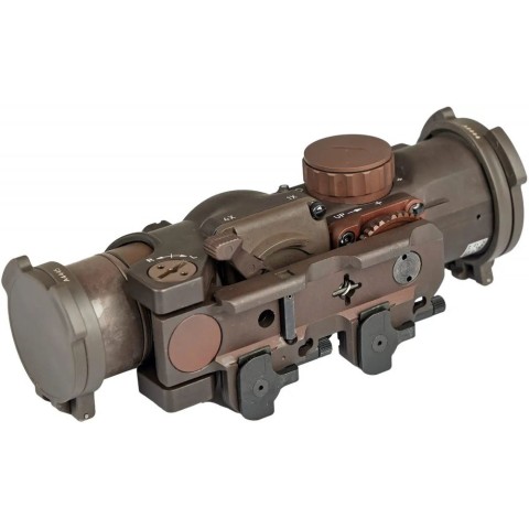 Прицел боевой оптический ELCAN Specter DR 1-4x DFOV14-L2 для калибра 7.62, A.R.M.S. Adj. Flip Cover&ARD, black