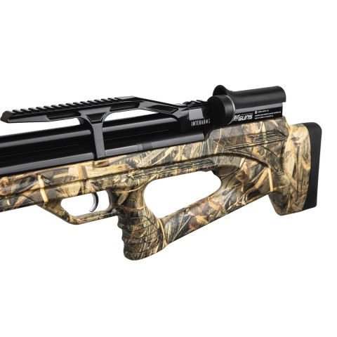 Пневматична Редукторна PCP гвинтівка  Aselkon MX10-S Camo Max 5  кал. 4.5