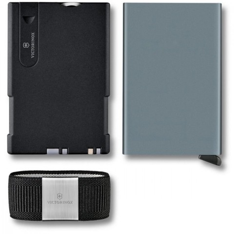 Карта-мультитул Victorinox Smartcard Wallet Sharp Gray 104х65х17мм,10функ,сір