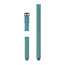 Ремешки для часов Garmin QuickFit 20 силиконовые бирюзовые (из 3 частей, для дайвинга)