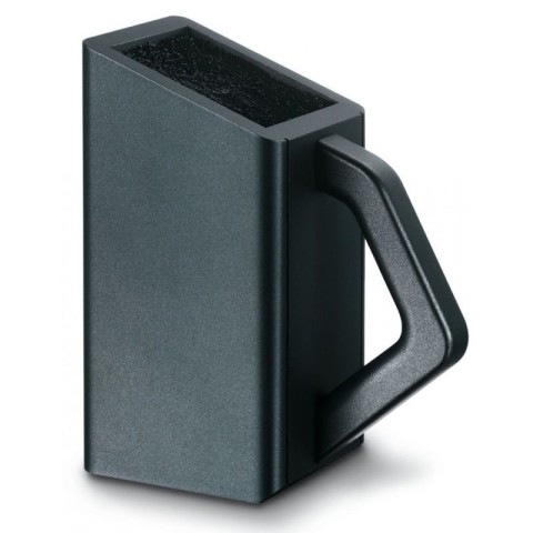 Набір кухонний Victorinox Grand Maitre Сhef's Cutlery Block 6шт з чорн. ручкою з підставкою (5 ножів, ножиці)