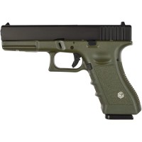 Пистолет страйкбольный Evolution E017 Gas 6 мм od green