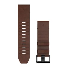 Ремінці для годинника Garmin QuickFit 26 шкіряні, горіхового кольору