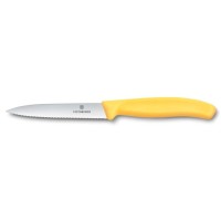 Ніж для овочів Victorinox Swiss Classic 10см хвил жовт 6.7738.C1