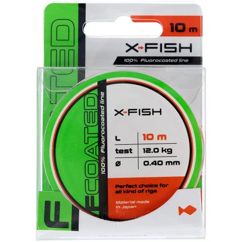 Флюорокарбон X-Fish FCoated 10m 0.40mm 12.0kg