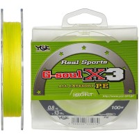 Шнур YGK G-Soul X3 150m (желтый) #0.25/0.080mm 4lb