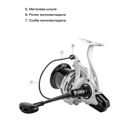 Котушка Brain Apex SW 10000 9+1BB 4.4:1