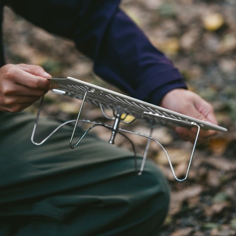 Складаний стіл Naturehike CNK2450JJ024, 31х21 см, алюміній, чорний