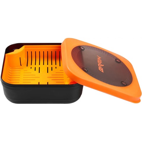 Емкость Brain Pellet/Bait box 17x17x6см 1.25л (с ситом)