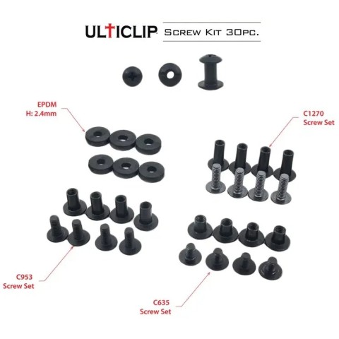Набор винтов Ulticlip Combo Head Screw Kit 30