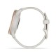 Смарт-часы Garmin vivomove Trend с персиково-золотистым стальным безелем, корпусом и ремешком цвета айвори