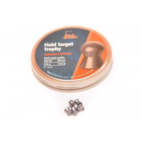 Кулі пневматичні H&N Field Target Trophy, 0,56 гр. 500 шт. кал. 4,5 мм