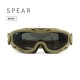 Окуляри захисні, Wiley X не корегувальні, з лінзами з пласмас Mask SP293T Spear Smoke/Clear/LIght R