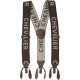 Подтяжки Chevalier Logo Suspenders One size Brown