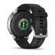 Смарт-годинник Garmin D2 Air X15 сріблястий з чорним силіконовим ремінцем