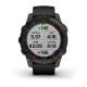Смарт-годинник Garmin fenix 7 Sapphire Solar карбоново-сірий титановий DLC з чорним ремінцем