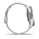 Смарт-часы Garmin vivomove Luxe с серебристыми корпусом и ремешком