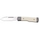 Нож Fox Gunstock, bison Micarta + titanium ц:white