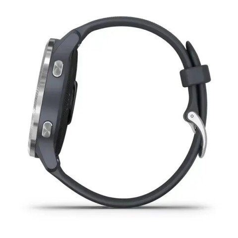 Смарт-годинник Garmin Venu синій граніт зі сріблястим безелем
