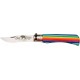 Ніж Old Bear Rainbow S, 420 steel, wood handle,, rainbow