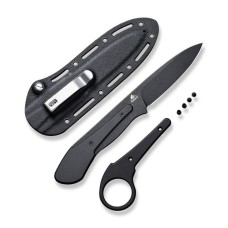 Ніж фіксований тактичний Civivi Varius, (9.5 см) D2 / G10 чорний