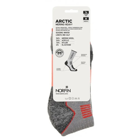Носки Norfin T4M Arctic Merino Heavy Long M 39-41