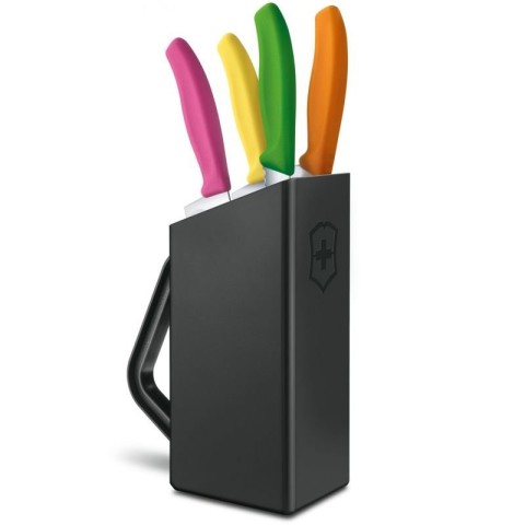 Підставка Victorinox SwissClassic для 8 ножів велика чорн. (H24,2см)