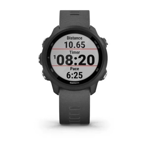 Смарт-годинник Garmin Forerunner 245 з сірийм ремінцем