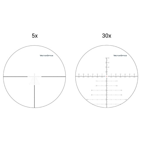 Прицел оптический Vector Optics Continental 5-30x56 (34mm) illum. FFP Tactical