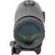 Магнифер Holosun  Micro, 3x, QD mount, двустороннее откидное крепление, Titanium