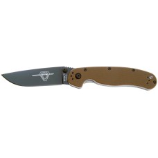 Нож Ontario Knife RAT II Folder ц:coyote brown