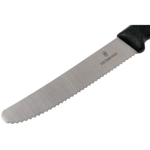 Набір кухонний Victorinox SwissClassic Tomato&Sausage Gift Set 6 ножів лезо 11см хвил. з чорн. ручкою